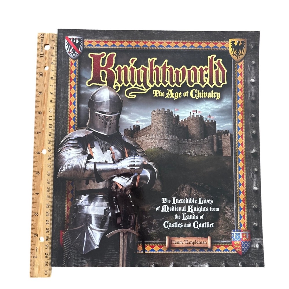 Knightworld The Age of Chivalry Henry Templeman Scholastic Medieval History Book